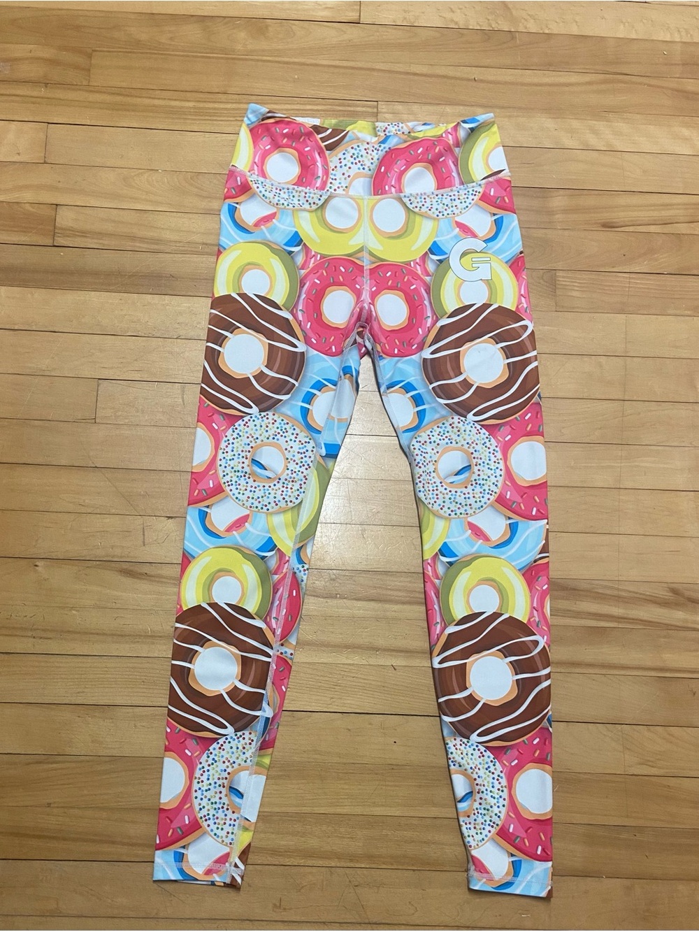 Womens Small Donut Leggings GRRRL Activewear 26 In Waist,